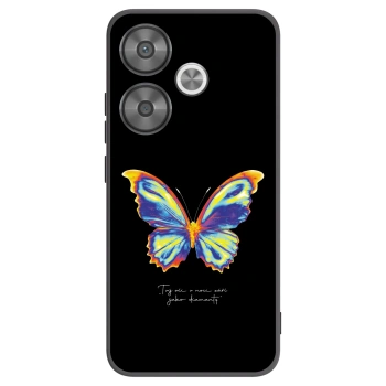 Picasee Xiaomi Poco F6 Hülle - Schwarzes Silikon - Diamanty Black