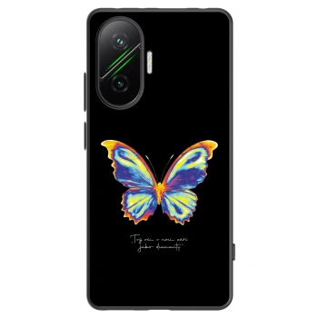 Picasee Xiaomi Poco F7 Pro 5G Hülle - Schwarzes Silikon - Diamanty Black