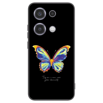 Picasee Xiaomi Redmi Note 14S Hülle - Schwarzes Silikon - Diamanty Black