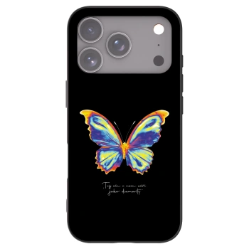 Picasee Apple iPhone 17 Pro Hülle - Schwarzes Silikon - Diamanty Black
