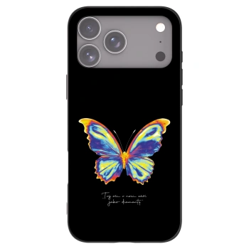 Picasee Apple iPhone 17 Pro Max Hülle - Schwarzes Silikon - Diamanty Black