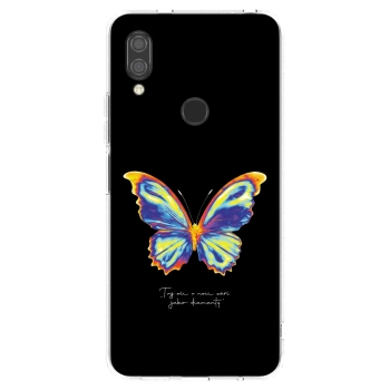 Picasee Xiaomi Redmi 7 Hülle - Transparentes Silikon - Diamanty Black