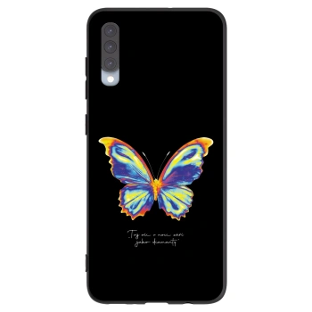 Picasee Samsung Galaxy A70 A705F Hülle - Schwarzes Silikon - Diamanty Black