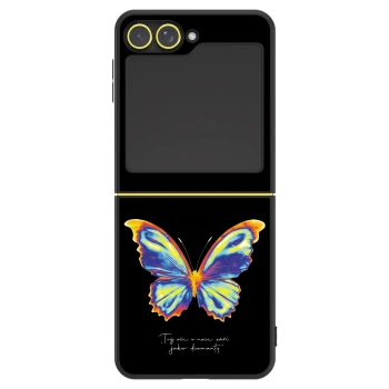 Hülle für Samsung Galaxy Z Flip7 FE 5G - Diamanty Black