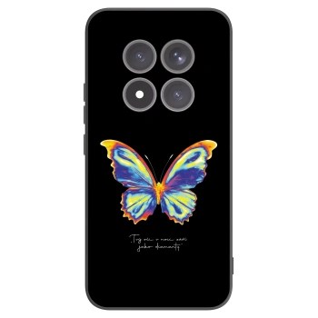 Picasee Xiaomi Redmi Note 15 Pro+ Hülle - Schwarzes Silikon - Diamanty Black