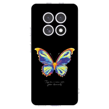 Picasee Xiaomi Redmi Note 15 Hülle - Transparentes Silikon - Diamanty Black