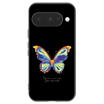 Picasee Google Pixel 10 Hülle - Schwarzes Silikon - Diamanty Black