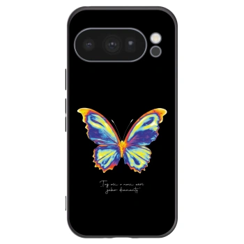 Picasee Google Pixel 10 Pro Hülle - Schwarzes Silikon - Diamanty Black