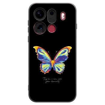 Picasee OPPO Find X9 Pro Hülle - Schwarzes Silikon - Diamanty Black