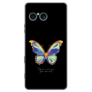 Picasee Sony Xperia 10 VII Hülle - Schwarzes Silikon - Diamanty Black