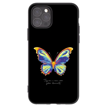 Picasee Apple iPhone 11 Pro Hülle - Schwarzes Silikon - Diamanty Black