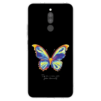 Picasee Xiaomi Redmi 8 Hülle - Transparentes Silikon - Diamanty Black