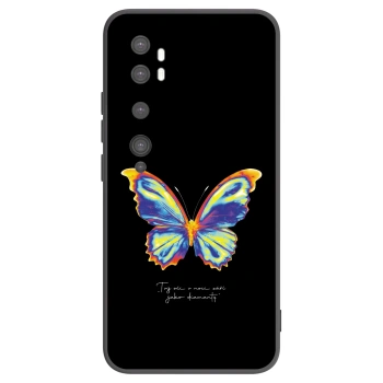 Picasee Xiaomi Mi Note 10 (Pro) Hülle - Schwarzes Silikon - Diamanty Black