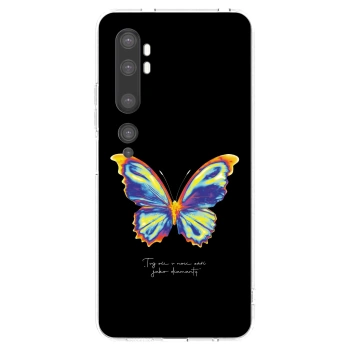 Picasee Xiaomi Mi Note 10 (Pro) Hülle - Transparentes Silikon - Diamanty Black