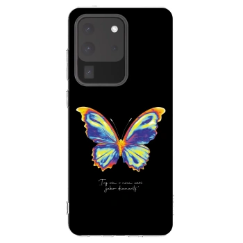 Picasee Samsung Galaxy S20 Ultra 5G G988F Hülle - Transparentes Silikon - Diamanty Black