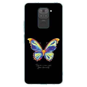 Picasee Xiaomi Redmi Note 9 Hülle - Schwarzes Silikon - Diamanty Black