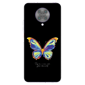 Picasee Xiaomi Poco F2 Pro Hülle - Transparentes Silikon - Diamanty Black