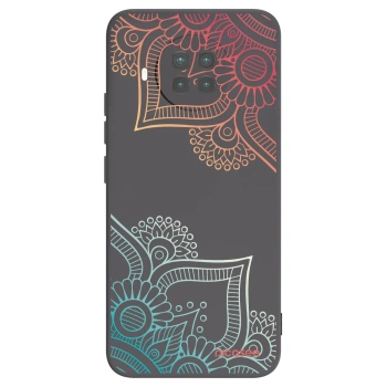 Picasee Xiaomi Mi 10T Lite Hülle - Schwarzes Silikon - Blumenmuster