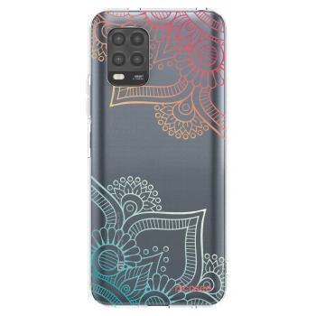 Picasee Xiaomi Mi 10 Lite Hülle - Transparentes Silikon - Blumenmuster