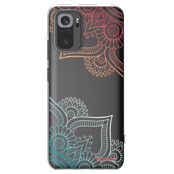 Picasee Xiaomi Redmi Note 10 Hülle - Transparentes Silikon - Blumenmuster