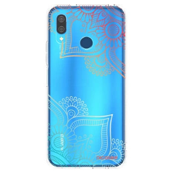 Picasee Huawei P20 Lite Hülle - Transparentes Silikon - Blumenmuster