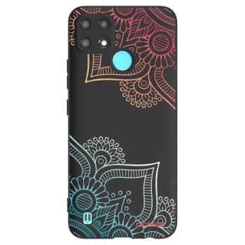 Hülle für Realme C21 - Blumenmuster