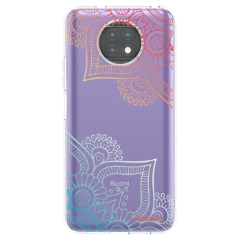 Picasee Xiaomi Redmi Note 9T Hülle - Transparentes Silikon - Blumenmuster