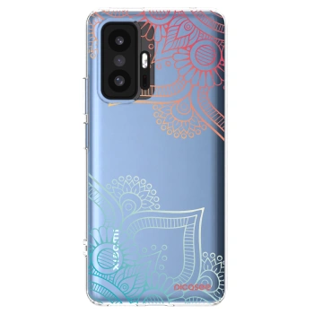 Picasee Xiaomi 11T Pro Hülle - Transparentes Silikon - Blumenmuster