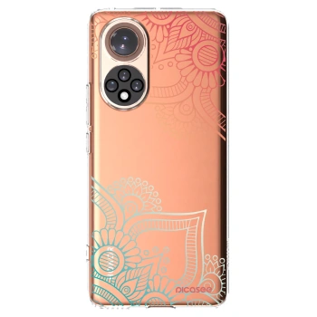 Picasee Honor 50 5G Hülle - Transparentes Silikon - Blumenmuster