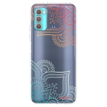 Picasee Motorola Moto G60 Hülle - Transparentes Silikon - Blumenmuster
