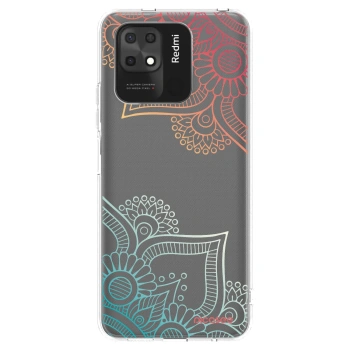 Picasee Xiaomi Redmi 10C Hülle - Transparentes Silikon - Blumenmuster
