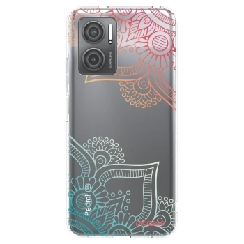 Picasee Xiaomi Redmi 10 5G Hülle - Transparentes Silikon - Blumenmuster