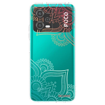 Picasee Xiaomi Poco X5 Hülle - Transparentes Silikon - Blumenmuster