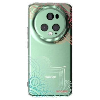 Picasee Honor Magic5 Pro Hülle - Transparentes Silikon - Blumenmuster