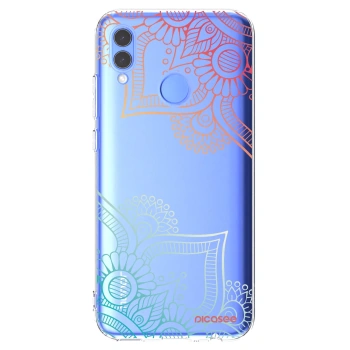 Picasee Honor 10 Lite Hülle - Transparentes Silikon - Blumenmuster