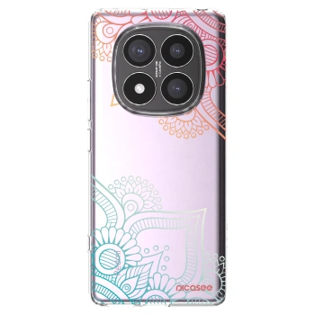 Picasee Xiaomi Redmi Note 14 Pro+ 5G Hülle - Transparentes Silikon - Blumenmuster