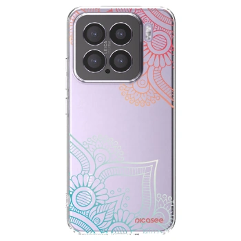 Picasee Xiaomi 15 Hülle - Transparentes Silikon - Blumenmuster