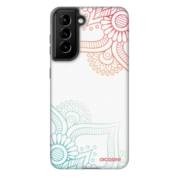 Hülle für Samsung Galaxy S21 FE 5G - Blumenmuster
