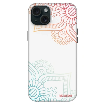 Hülle für Apple iPhone 15 Plus - Blumenmuster