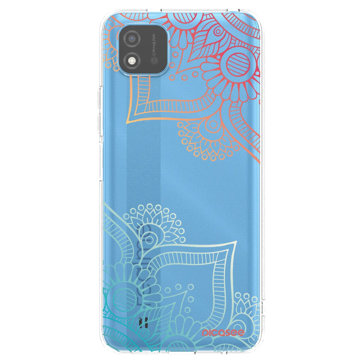 Picasee Realme C11 (2021) Hülle - Transparentes Silikon - Blumenmuster