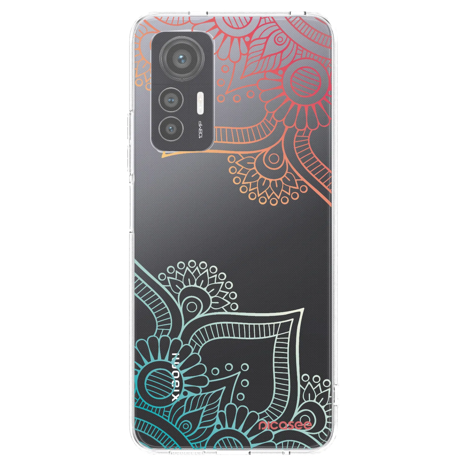 Picasee Xiaomi 12 Lite Hülle - Transparentes Silikon - Blumenmuster