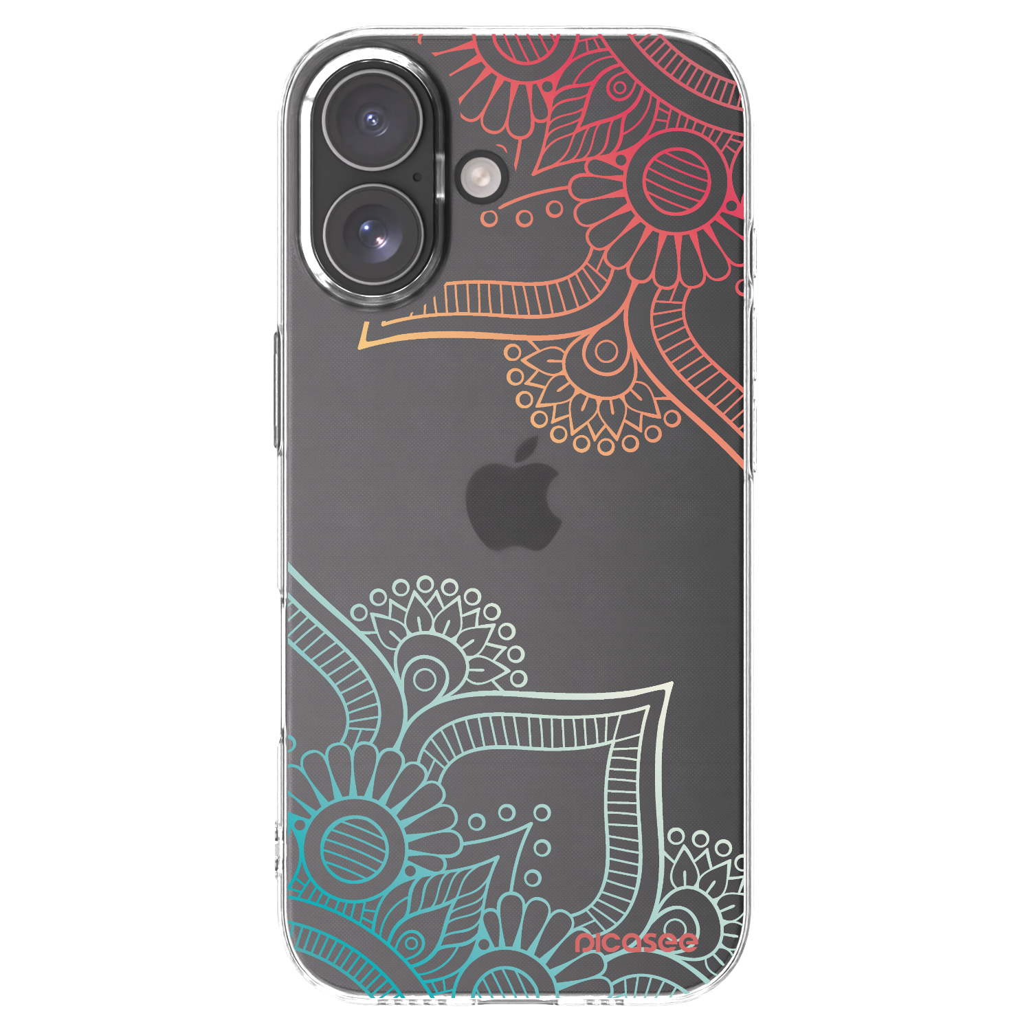 Picasee Apple iPhone 17 Hülle - Transparentes Silikon - Blumenmuster