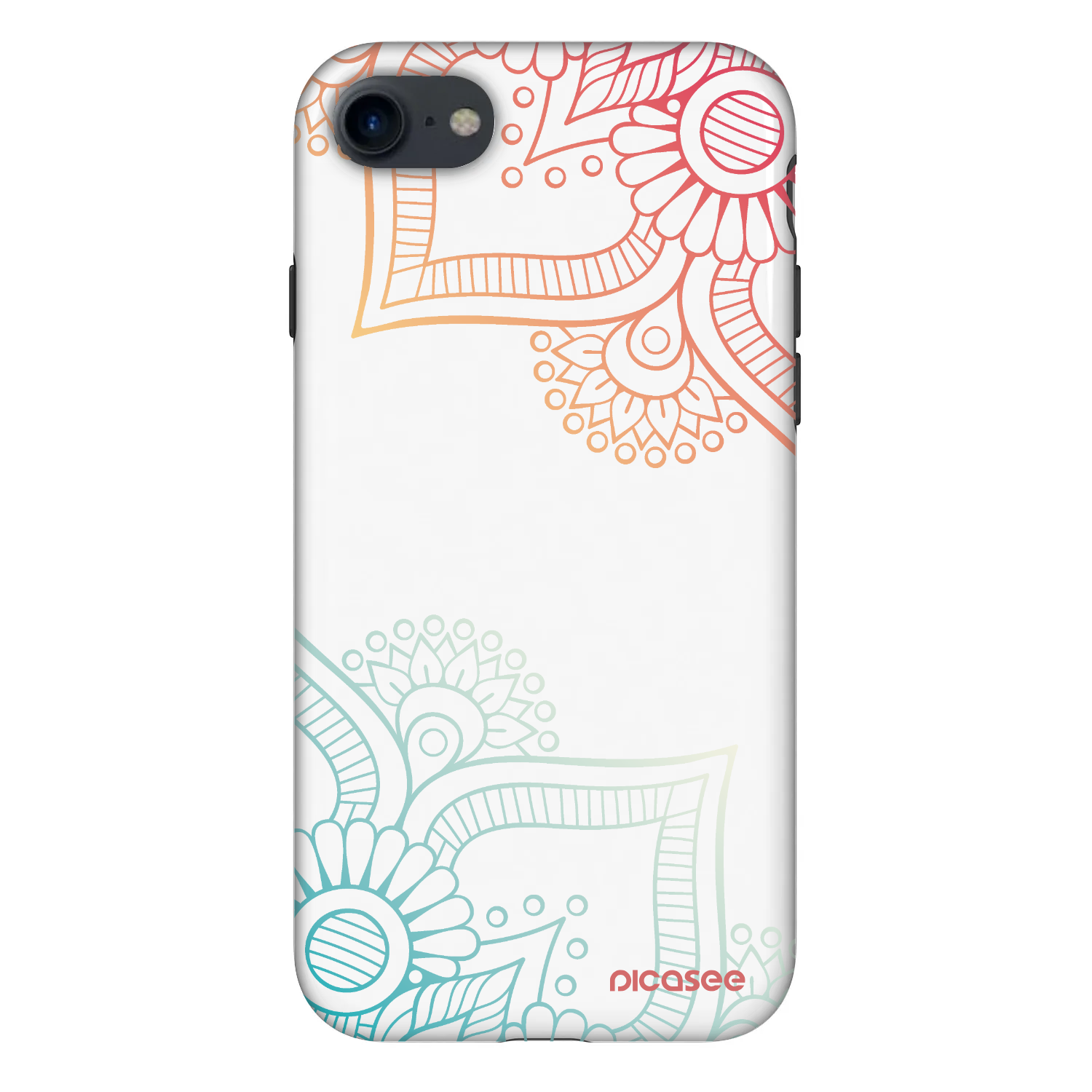 Picasee Fashion Case für Apple iPhone SE 2020 - Blumenmuster