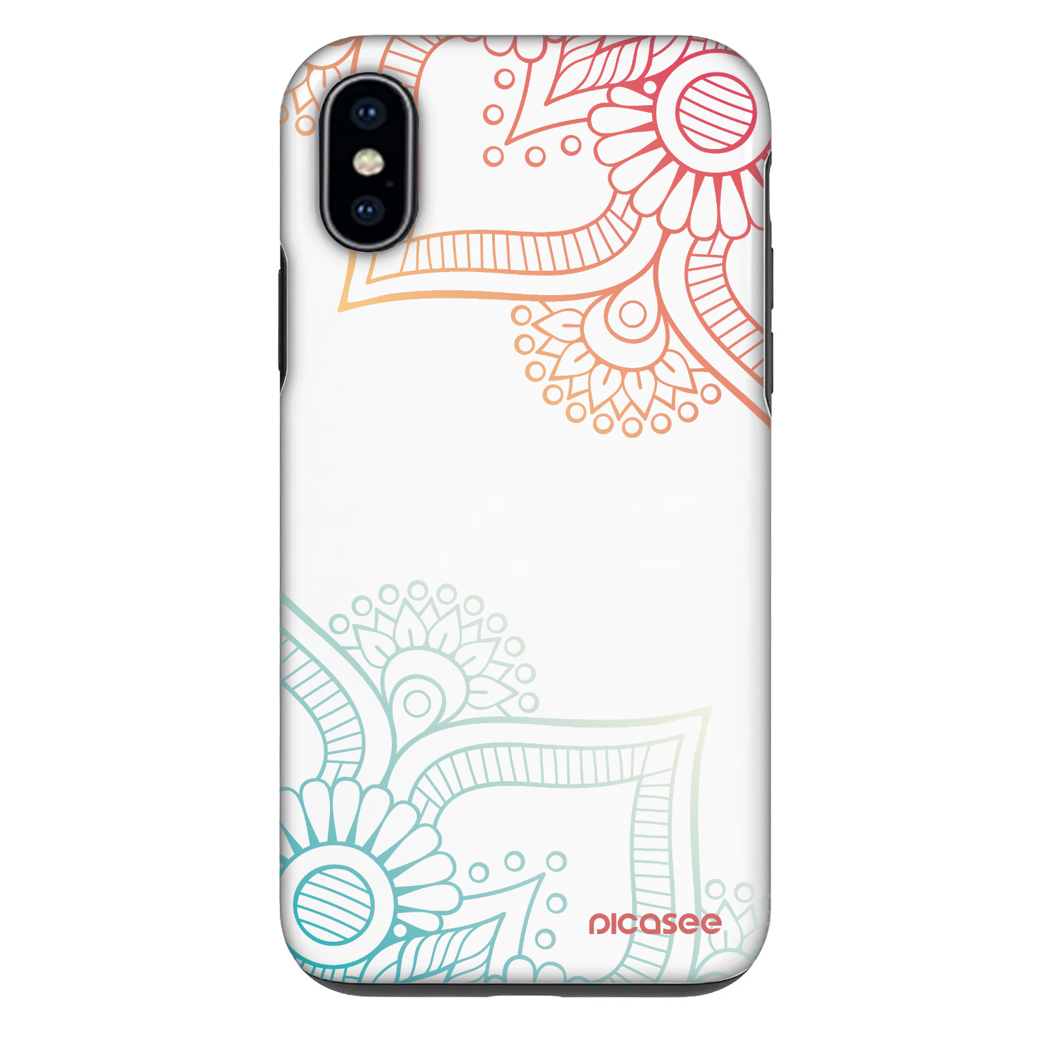 Picasee Fashion Case für Apple iPhone X/XS - Blumenmuster