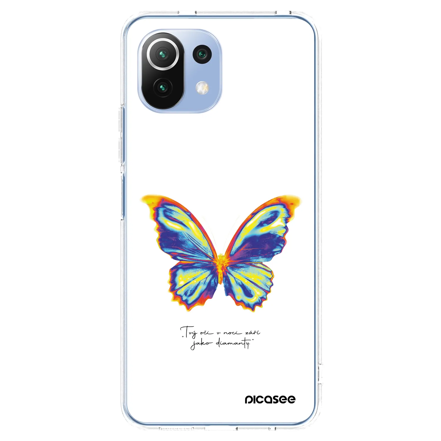 Picasee Xiaomi Mi 11 Lite Hülle - Transparentes Silikon - Diamanty White