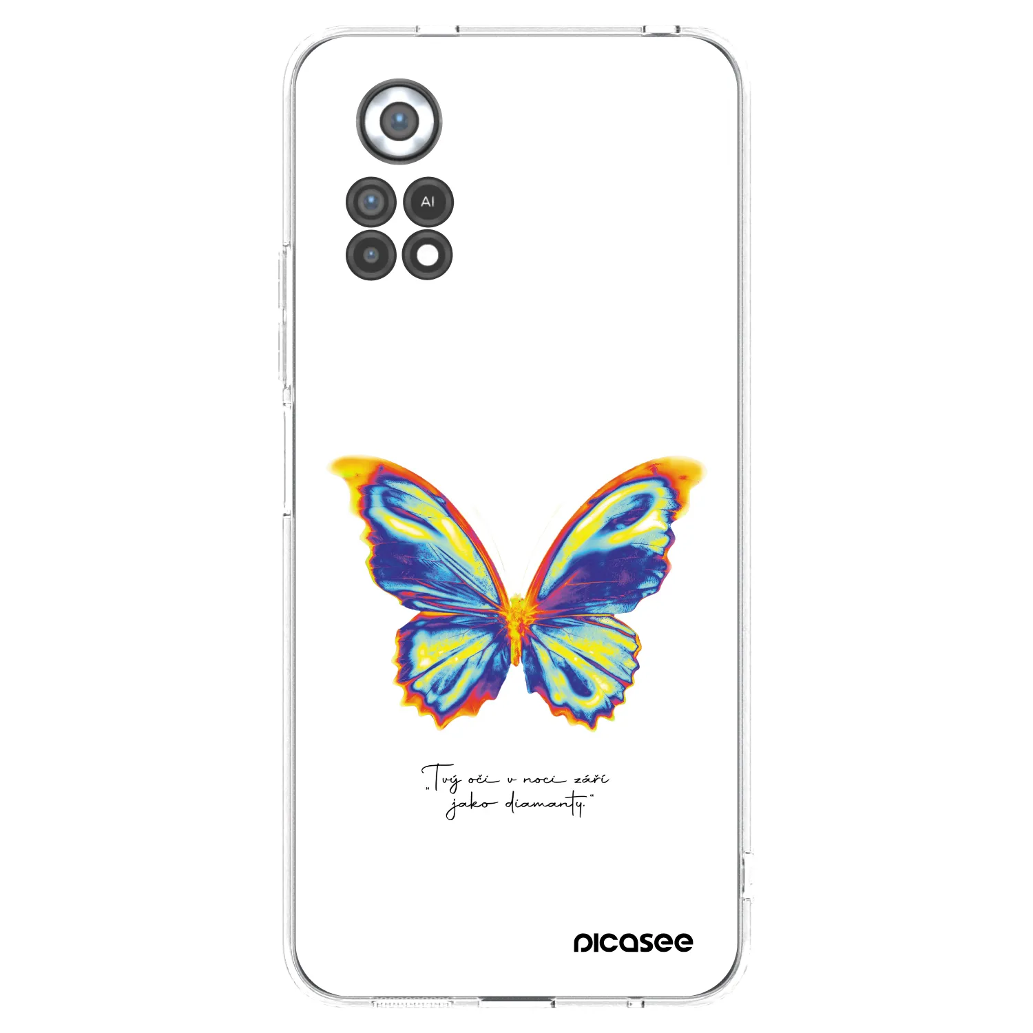 Picasee Xiaomi Poco X4 Pro 5G Hülle - Transparentes Silikon - Diamanty White