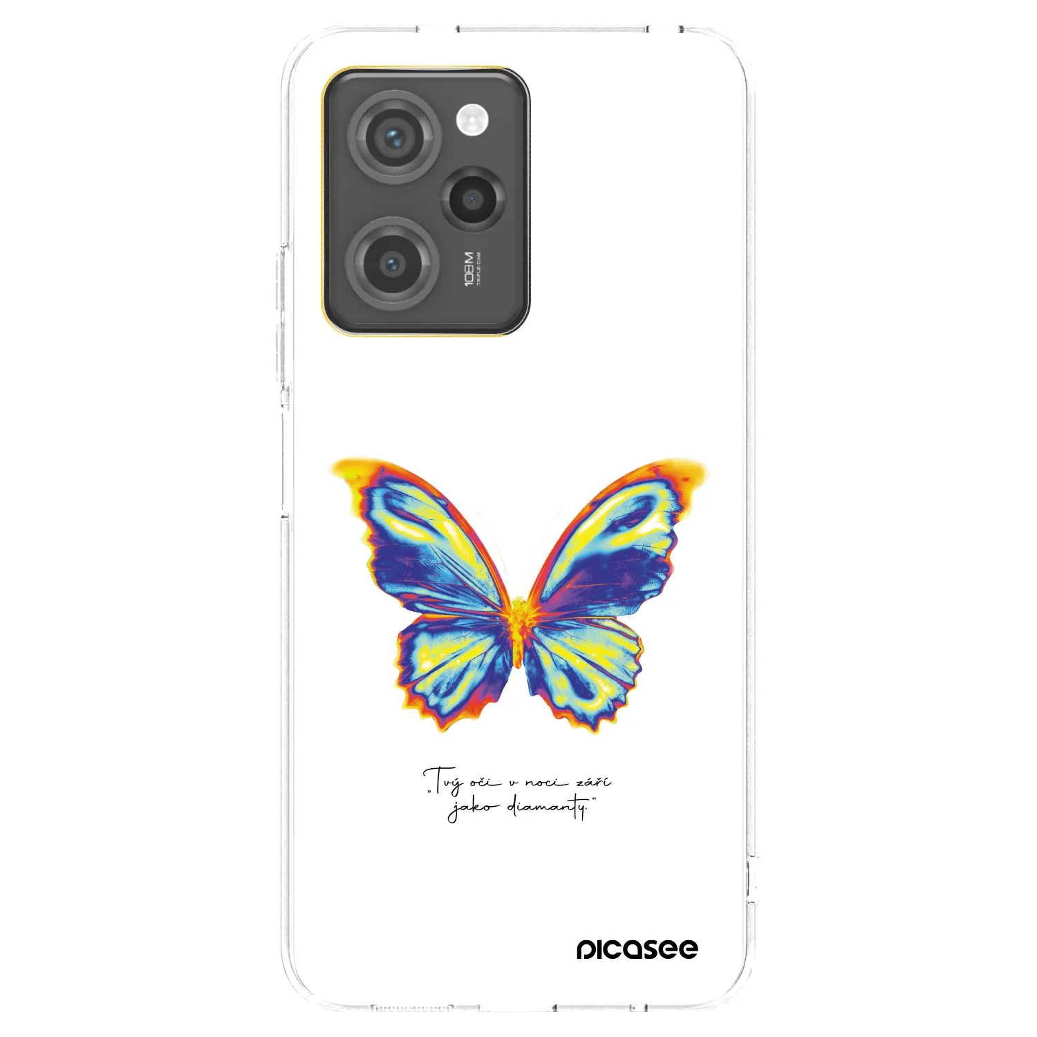 Picasee Xiaomi Poco X5 Pro Hülle - Transparentes Silikon - Diamanty White
