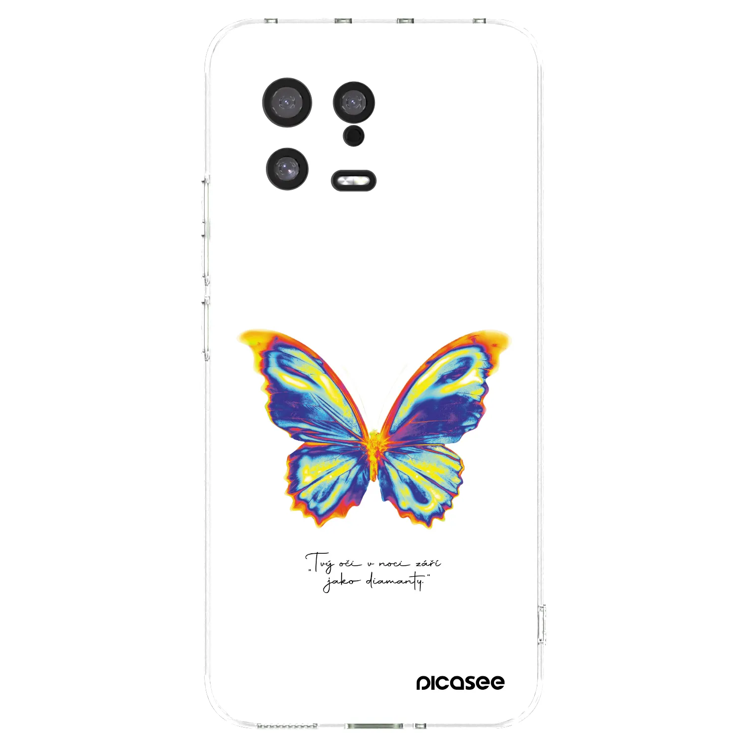 Picasee Xiaomi 13 Hülle - Transparentes Silikon - Diamanty White