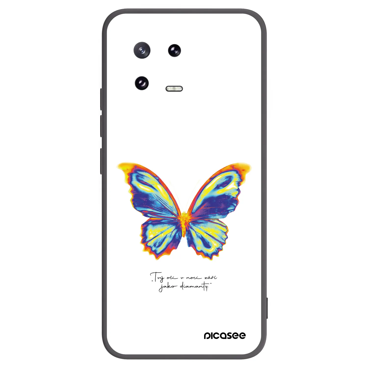 Picasee Xiaomi 13 Pro Hülle - Schwarzes Silikon - Diamanty White