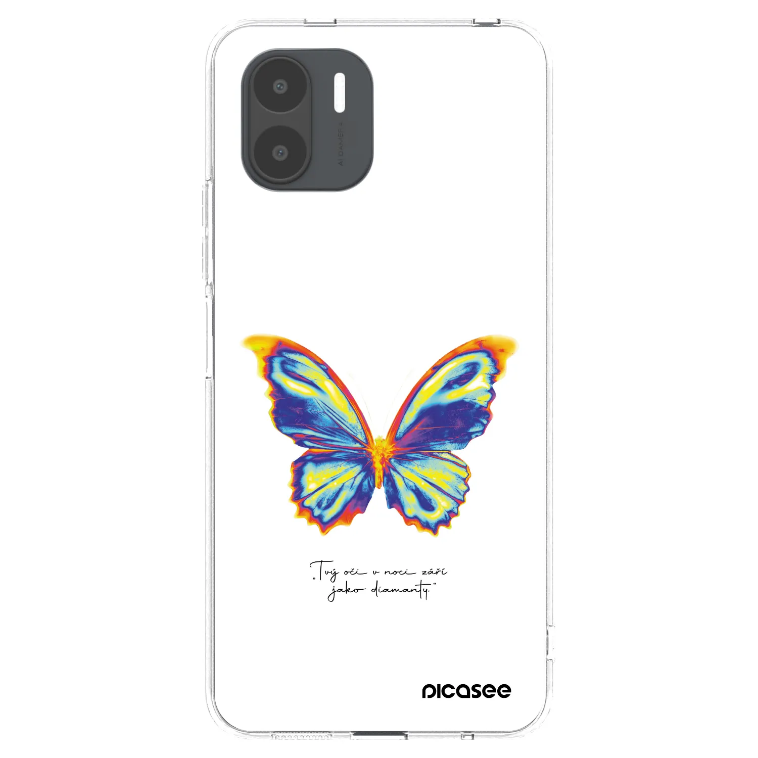 Picasee Xiaomi Redmi A2 Hülle - Transparentes Silikon - Diamanty White